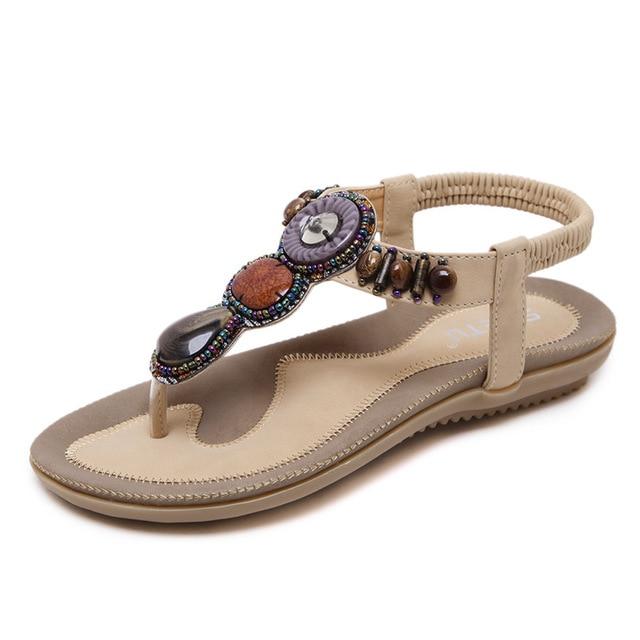Bohemian Ethnic Sandals | Boho Clothing for Women